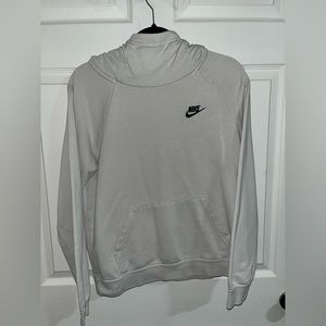 White Nike Cowl Neck Sweatshirt